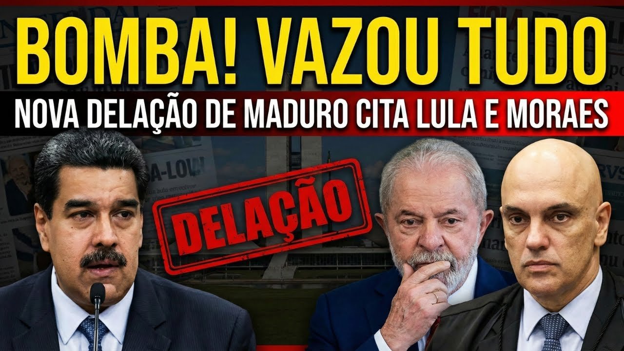 SAI DELAÇÃO DE MADURO! LULA E MORAES APARECEM COM PROVAS DE NARCOTRÁFICO!