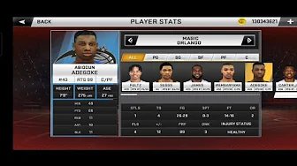ALLSTAR WEST VS ORLANDO MAGIC | 211 Points by the Magic | Quadruple Double by Adegoke 66|11|10|11blk