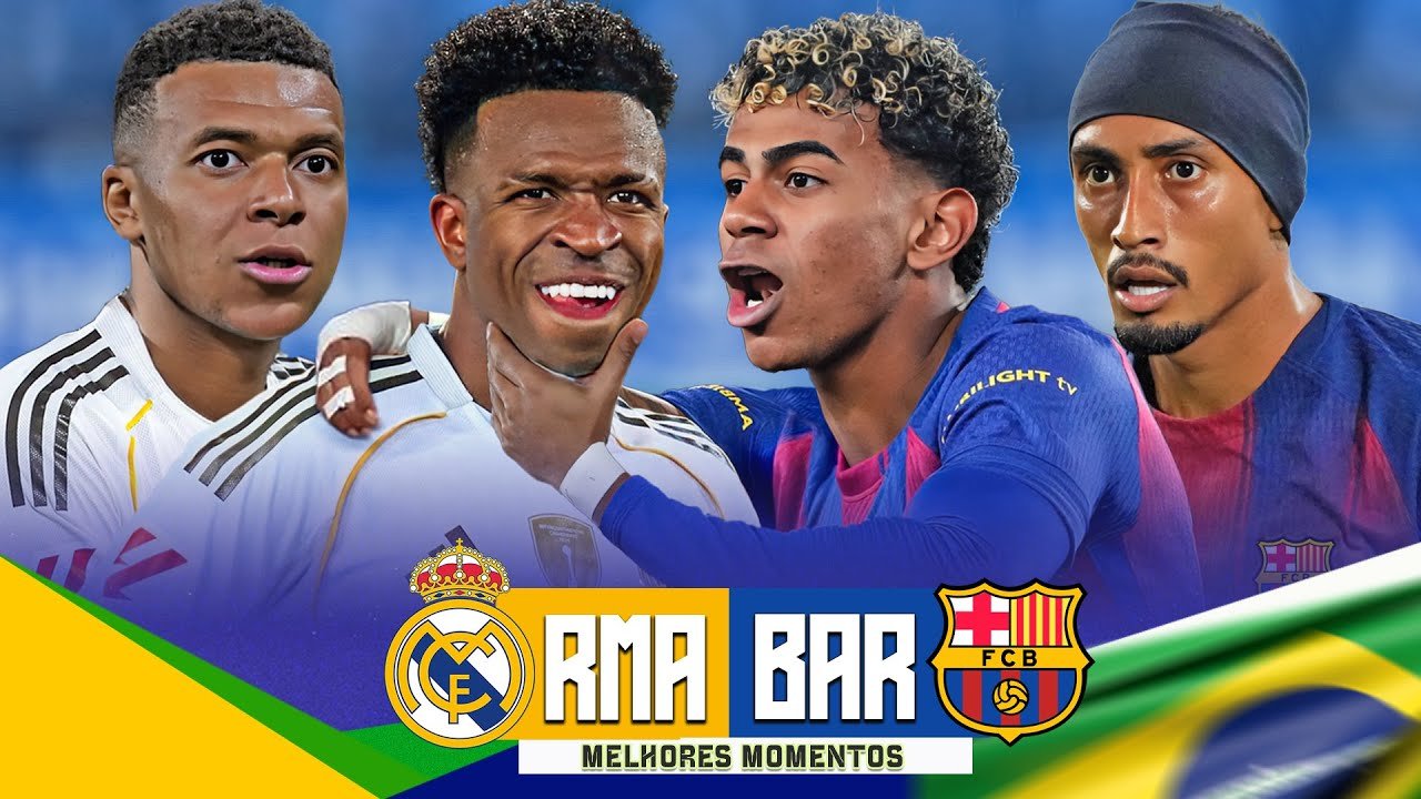 VINI JR COLOCOU YAMAL NO BOLSO E FEZ CHOVER NO EL CLASSICO! MBAPPÉ VAI SUPERAR CR7 NO REAL MADRID