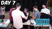 MrBeast Signing Shirts For 20 Seconds