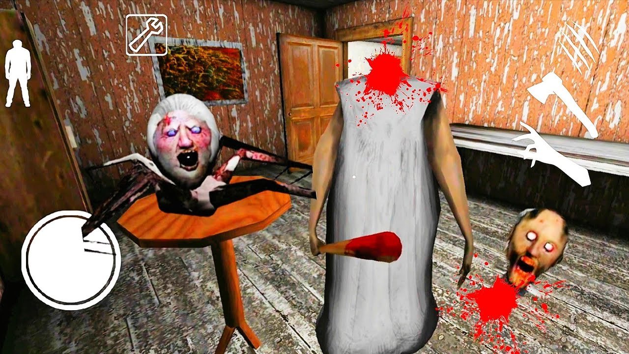 Granny Game Horror Escape Gameplay | Playing As Head Less Granny Mod Ep02