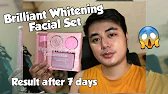 BRILLIANT WHITENING FACIAL MAINTENANCE SET REVIEW result after 7 days 😱