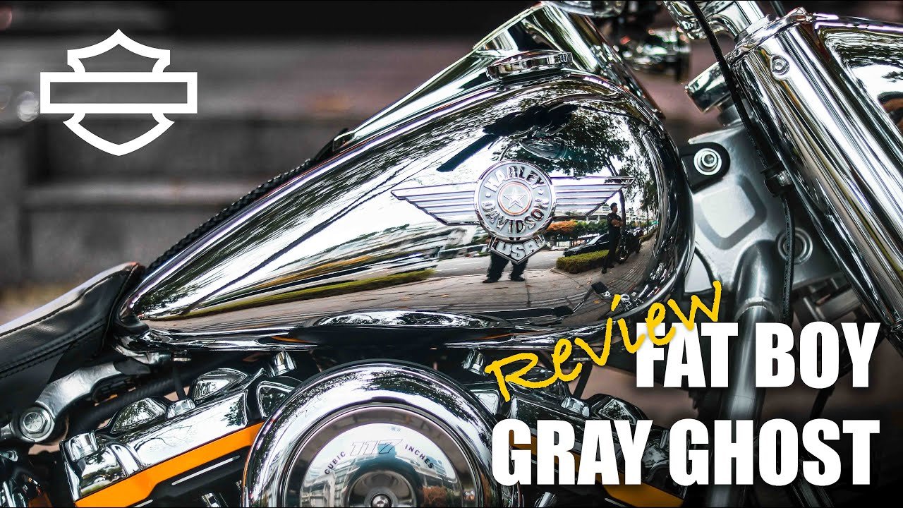 FULL CHROME Phiên Bản Đặc Biệt FAT BOY GREY GHOST | Review mẫu xe Harley-Davidson Fat Boy độc đáo 🔥