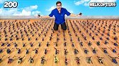 Flying 200 RC helicopters crazy reaction|crazy xyz
