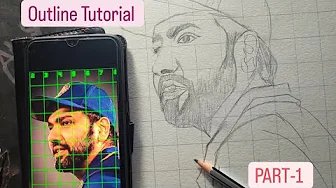 Rohit Sharma Sketch Outline Tutorial || How t...