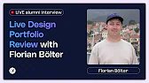 Live Design Portfolio Review with Florian Bölter