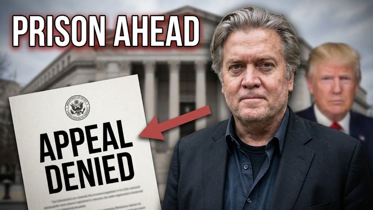 Steve Bannon loses appeal; prison term dead a...
