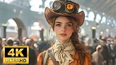 Ai Steampunk Girls In Retro Future - Ai Retro Fantasy