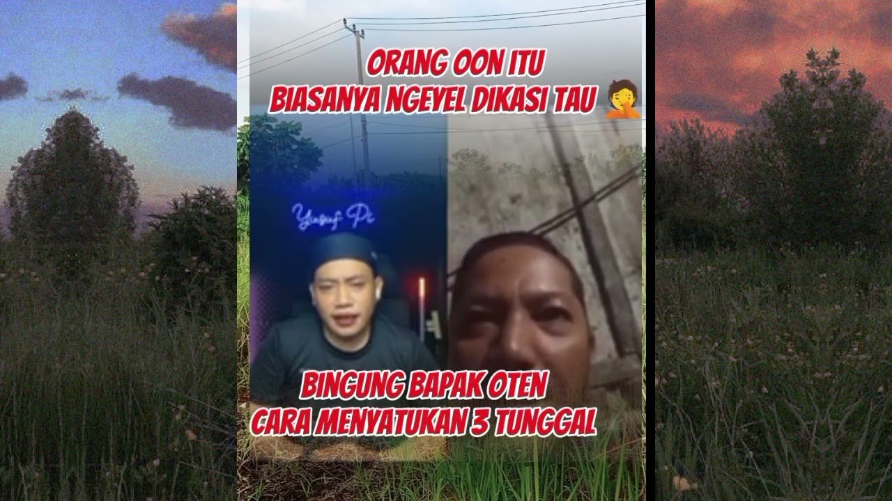 Mengapa oten meng analogikan Tuhanya dgn manusia?