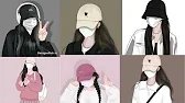 stylish hidden face dps for profile pics |cartoon hidden face dps
