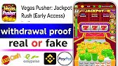 Vegas Pusher: Jackpot Rush Real or Fake | Vegas Pusher: Jackpot Rush withdraw proof