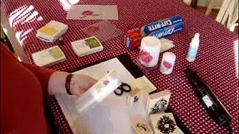Stamping on Candles
