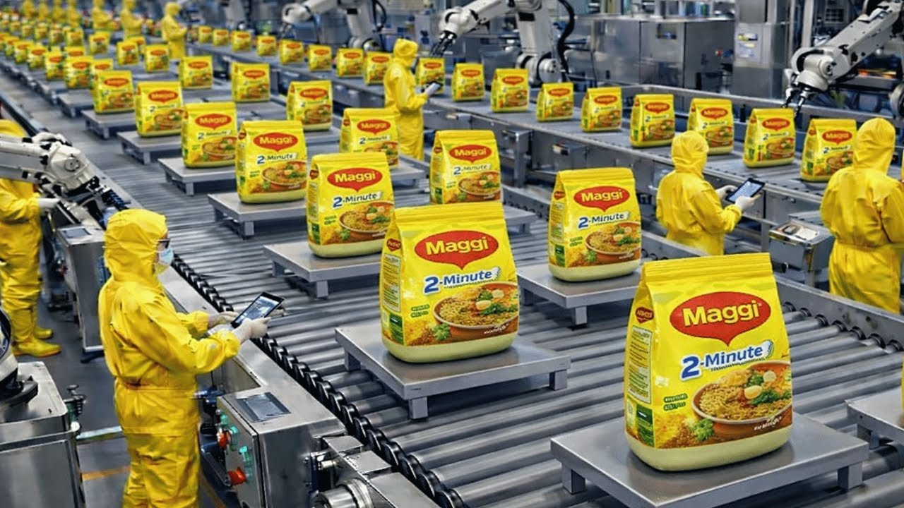 Inside the Maggi Noodles Factory — How Instant Noodles Are Made | Full Process