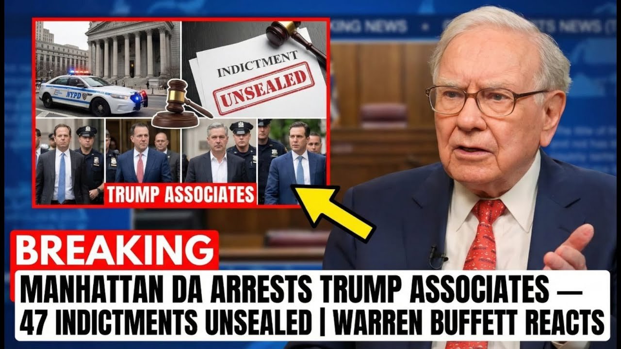 BREAKING: Manhattan DA Arrests Trump Associates — 47 Indictments Unsealed | Warren Buffett Reacts