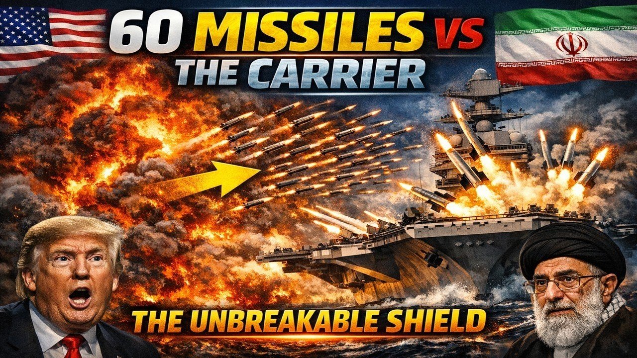 Iran Launched 60 Missiles at USS Gerald R. Ford… Then THIS Happened