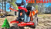 Operating A Skid Steer Tree Shear Attachment