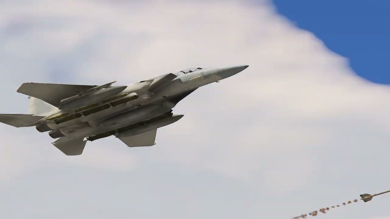 Iranian Fighter Jet's tanks attack on Israeli Weapon's Supply Convoy Gta5