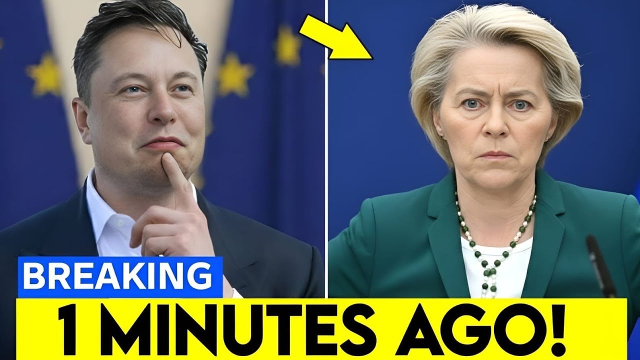 Elon Musk Wipes Out Europe – Von der Leyen’s €20M Fine Backfires, 340M Accounts Gone!