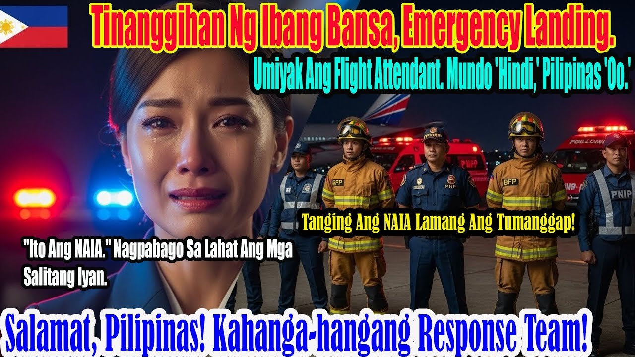 Tinanggihan ng mundo ang emergency landing sa gabi,NAIAPilipinas lang tumanggap—napaiyak Taiwan crew