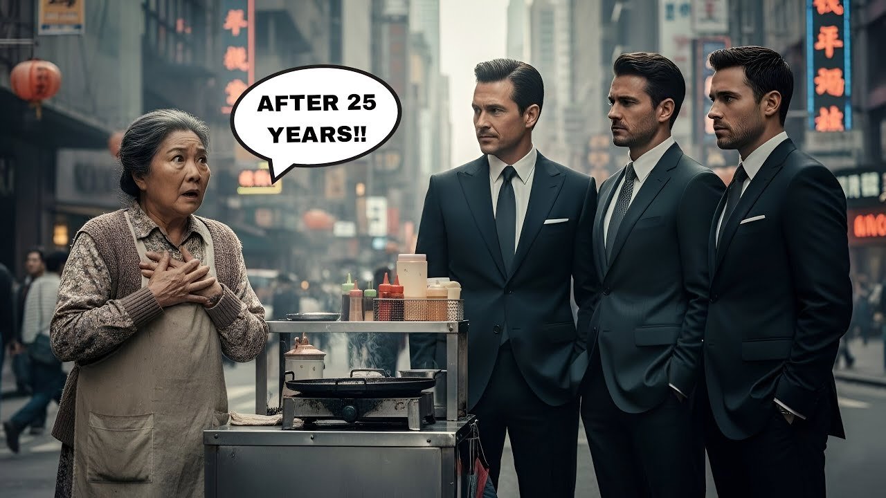 She Fed Three Hungry Orphans Every Day… 25 Years Later, They Returned and Shocked Everyone.