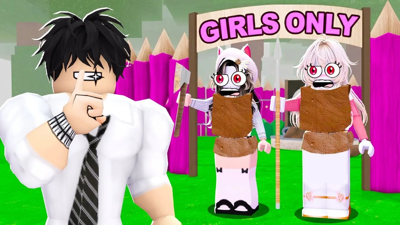 DR4GONS Đã Tham Gia Vào CĂN CỨ CHỈ DÀNH CHO GÁI Trong 99 Nights In The Forest! | Roblox