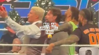 Cody Rhodes CM Punk The Usos sings Jingle bel...