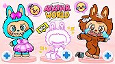THE LABUBU TRIPLES WERE SEPARATED 😢🍼 I WAS ADOPTED by PRINCESS vs GOOD vs BAD | AVATAR WORLD