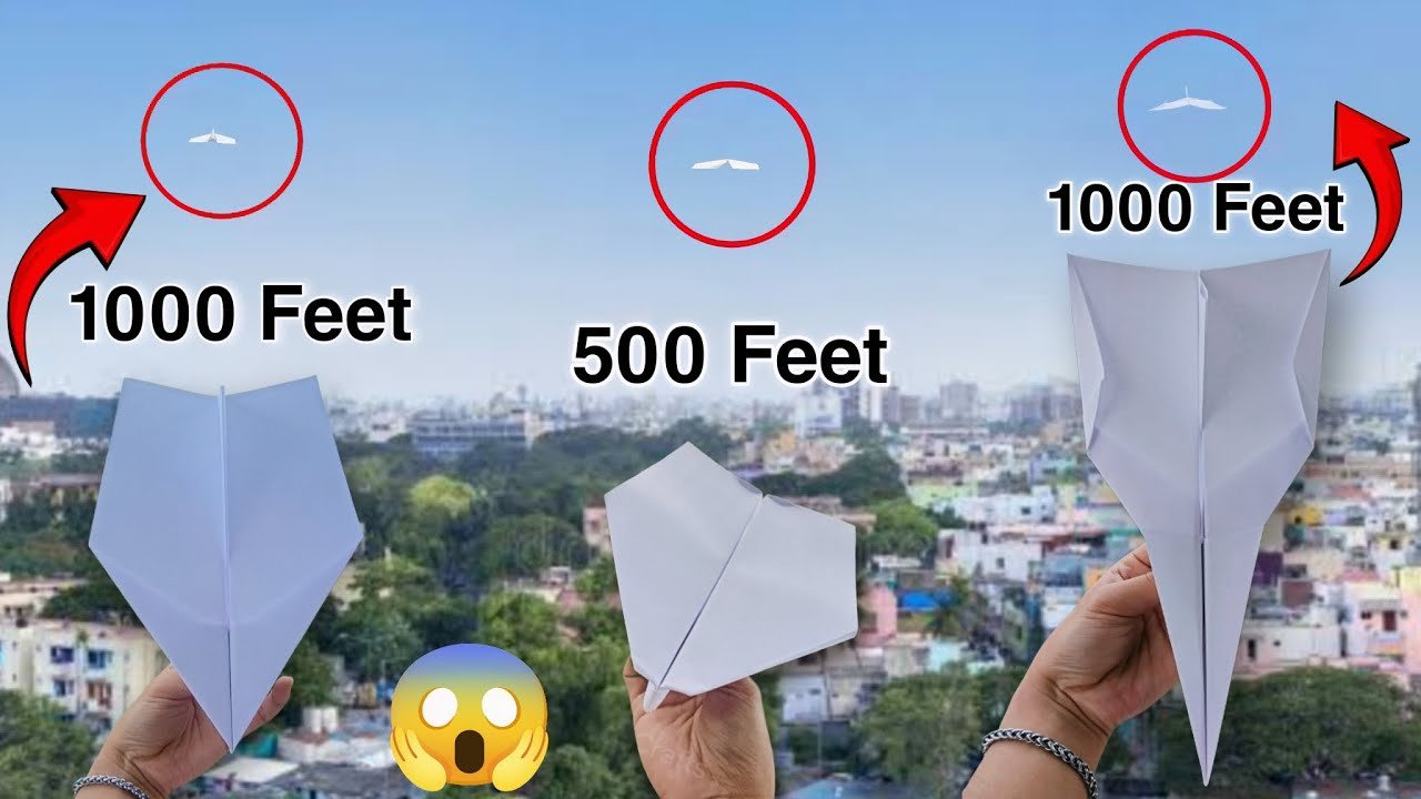 Best 3 Paper Airplanes That Fly the Farthest (Easy & Fast Tutorials)