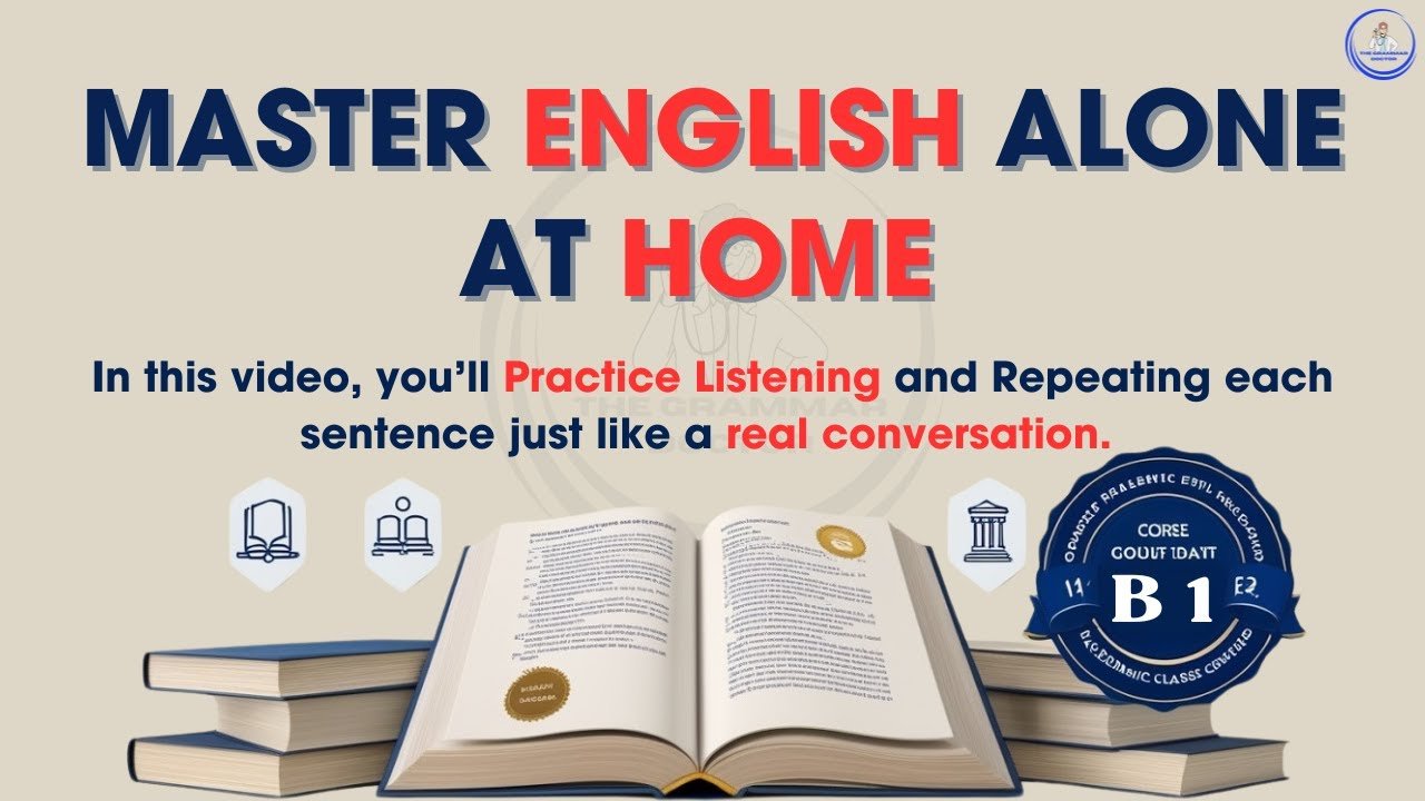 Master English Alone at Home | Listen & Repeat Practice ✅ | Improve Your English Fluency!