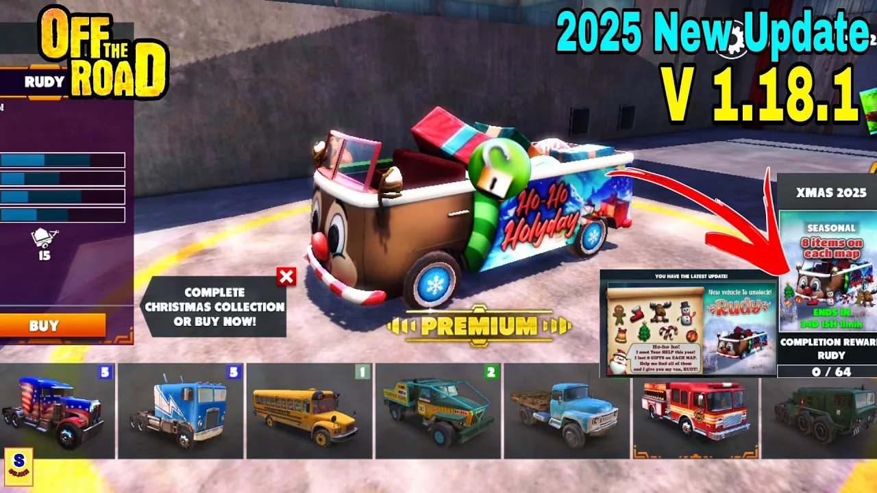 Off The Road OTR New Update V1.18.1 (2025 NEW UPDATE) | New Reindeer Car RUDY Christmas Collection
