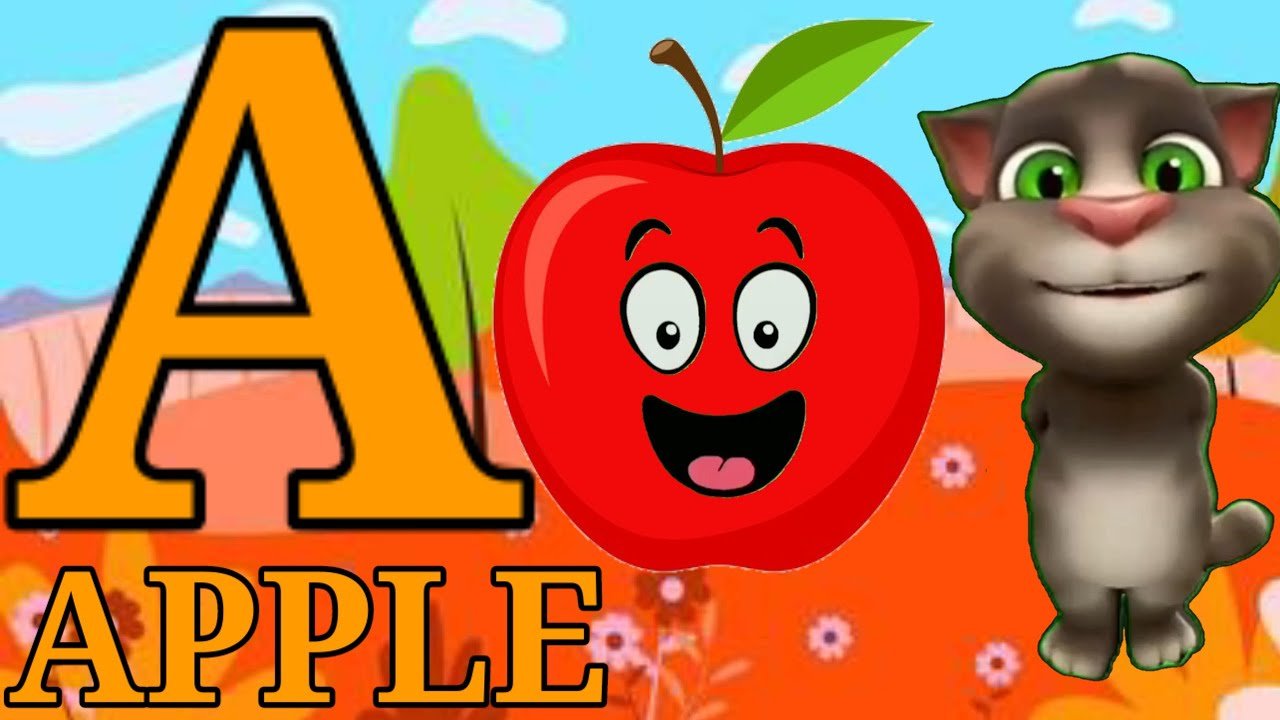 a for apple ||a for apple b for ball ||phonic song ||alphabet ||abcd song ||NK tom kids tv ||part120