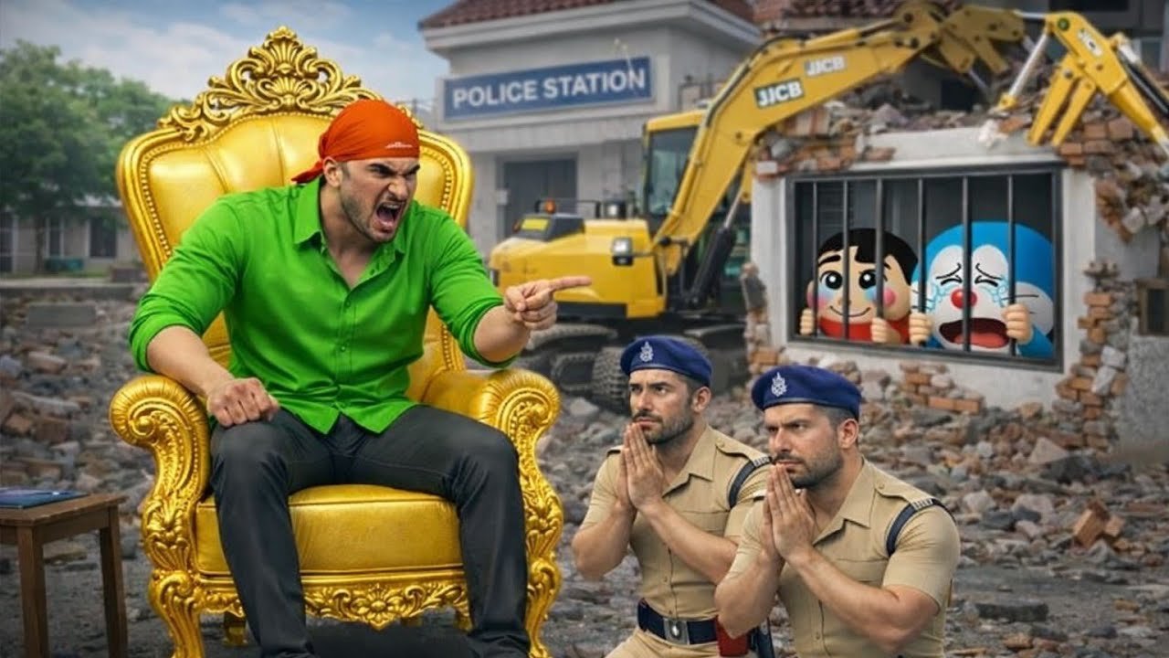 🚨 Shinchan aur Doraemon ko Police Pakad Ke Le Gayi 😱🚓 | Kya Hua Aage? 🔥