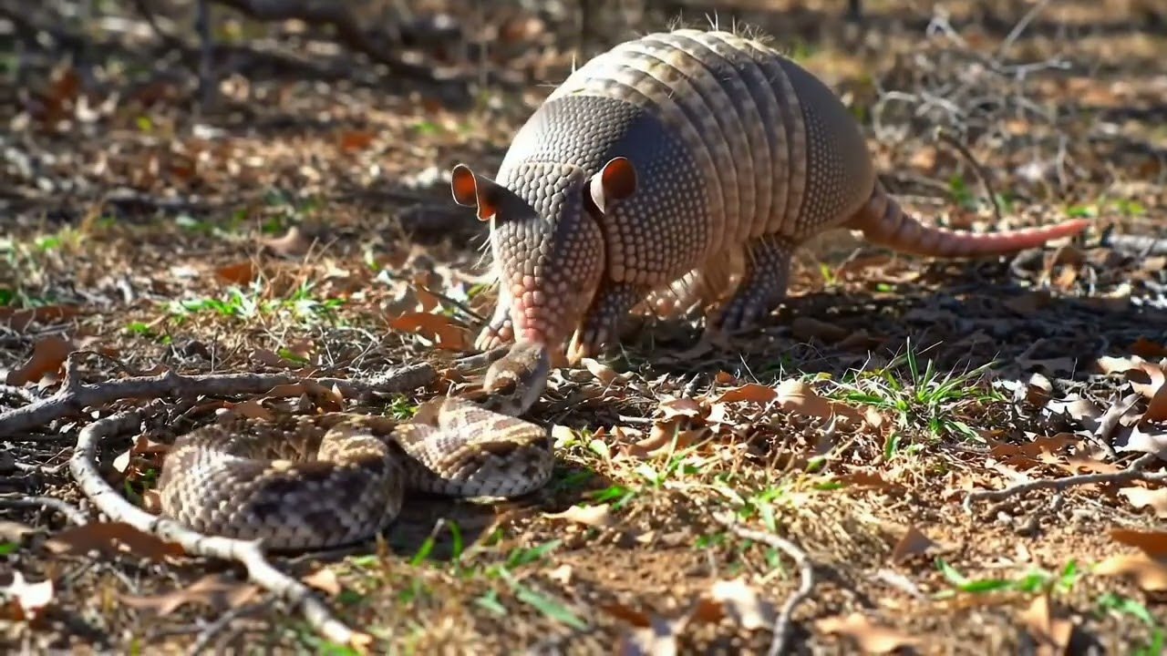 Armadillo vs Snake | Intense Forest Showdown in the Wild