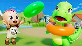 Canção do Dinossauro | Família Colorida Dinossauro | Tiny Trio Canções Infantis