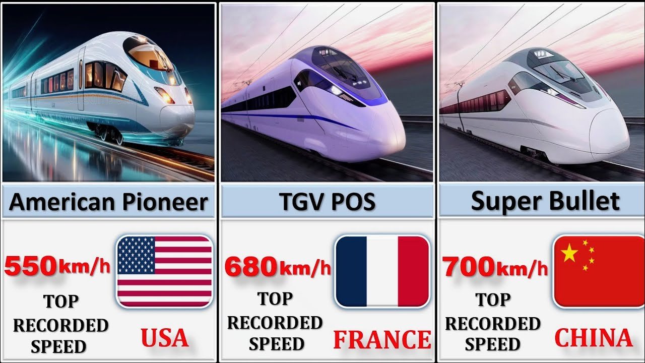 Top 50 Fastest Trains Around The World 2026