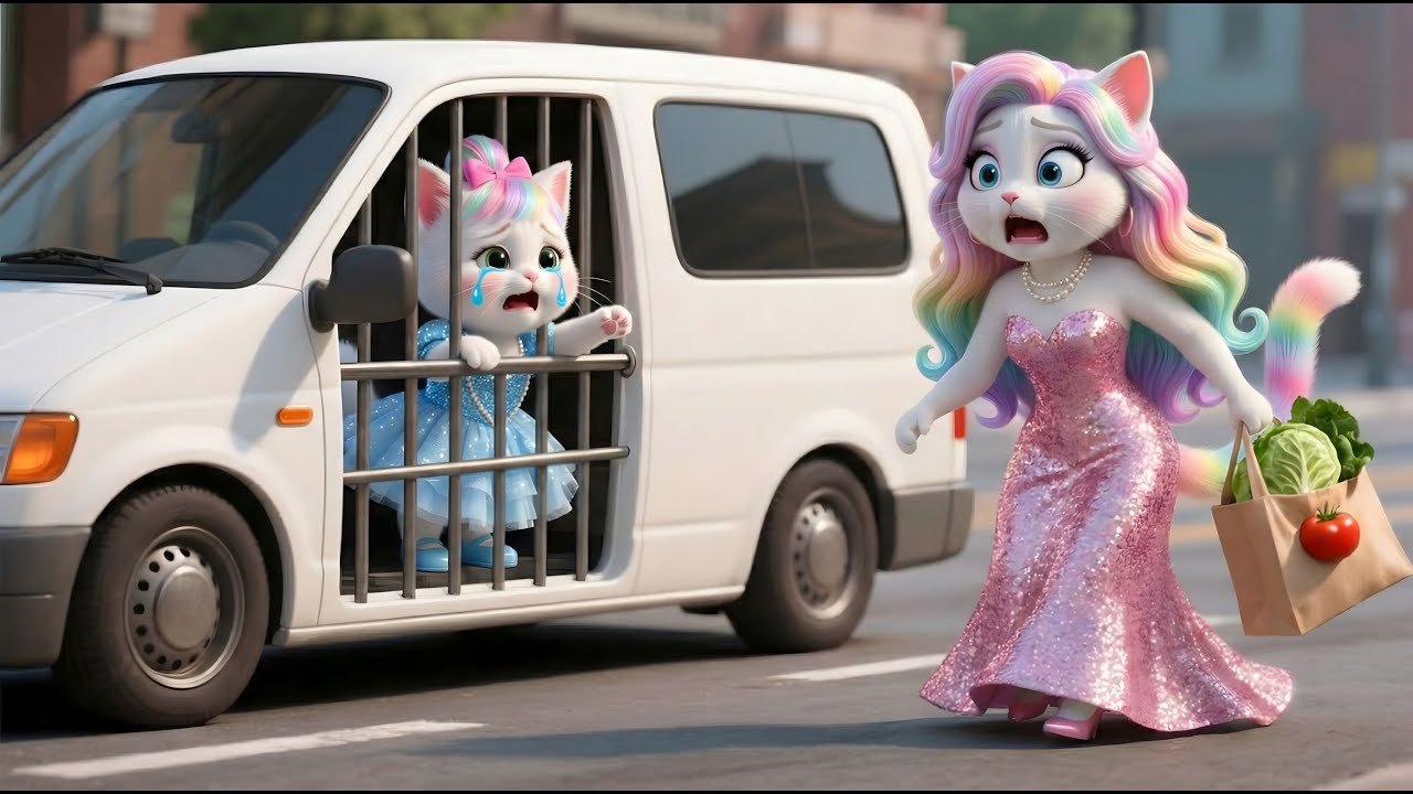 Mama Cat Saves Kitten from Car Animal Catcher 🚗😿🐾 | Cat Story