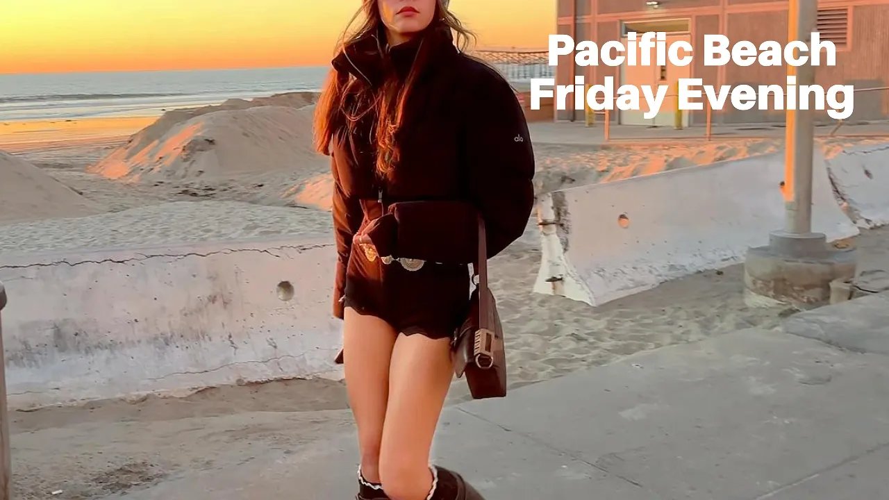 Pacific Beach in San Diego, The Most Vibrant Nightlife Beach | Friday Evening Vibes | CALIFORNIA