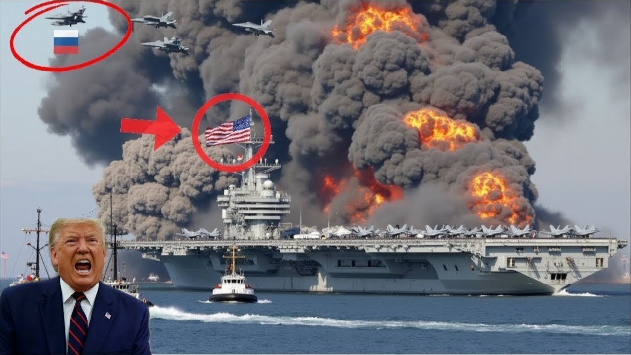 13 minute ago, a US aircraft carrier carrying 300 fighter jets was destroyed by a Russian Yak-141