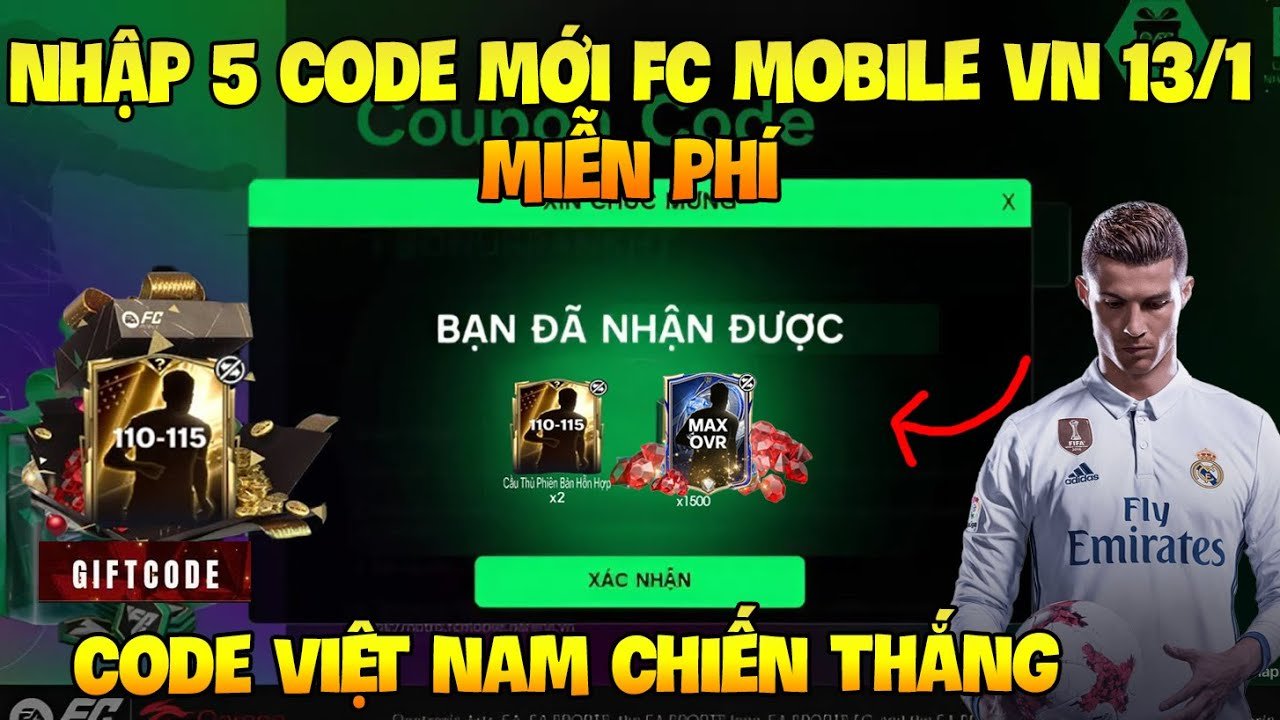 Tổng Hợp 5 Code Fc Mobile VN Mới Nhất 13/1 Nh...