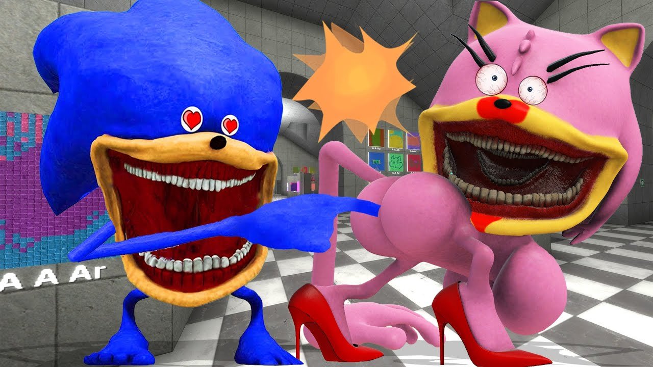 WHAT HAPPENS WHEN SONIC TAPES TROLL SONIC AMY XXL TAPES LOVE IN GARRYS MOD!
