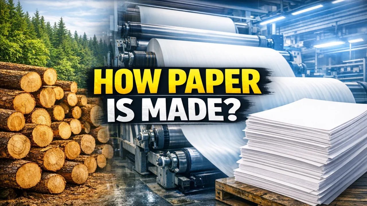 Inside the Wood Factory 🏭 | How Paper Is Made in factory