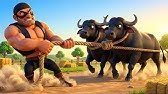 Thief in Old MacDonald Farm 3D Cartoon | Thief Steals Buffaloes & Farmer Gets Them Back | Kids Story