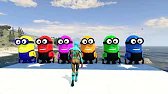 GTA 5 Epic Ragdolls RED SPIDERMAN VS RED MINION VS GREEN MINIONEuphoria Physics & Funny Fails 02