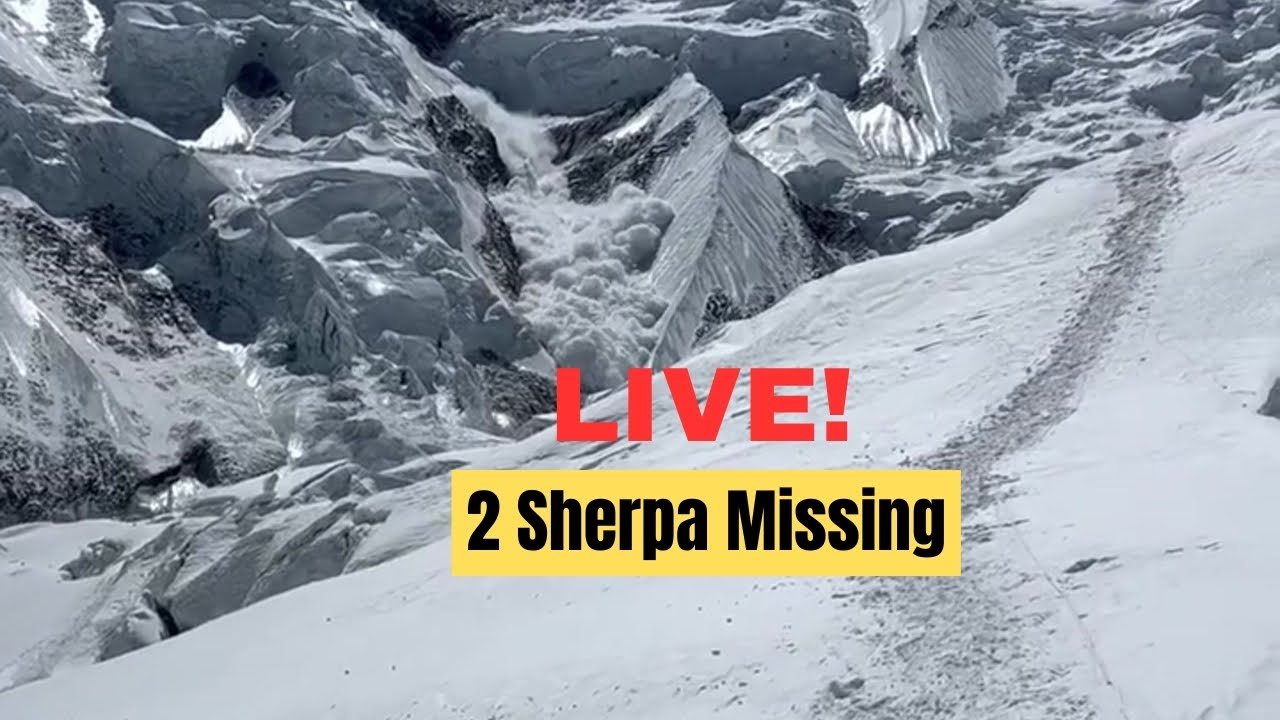 2 Sherpa Missing - Massive Avalanche at Annapurna (LIVE!)