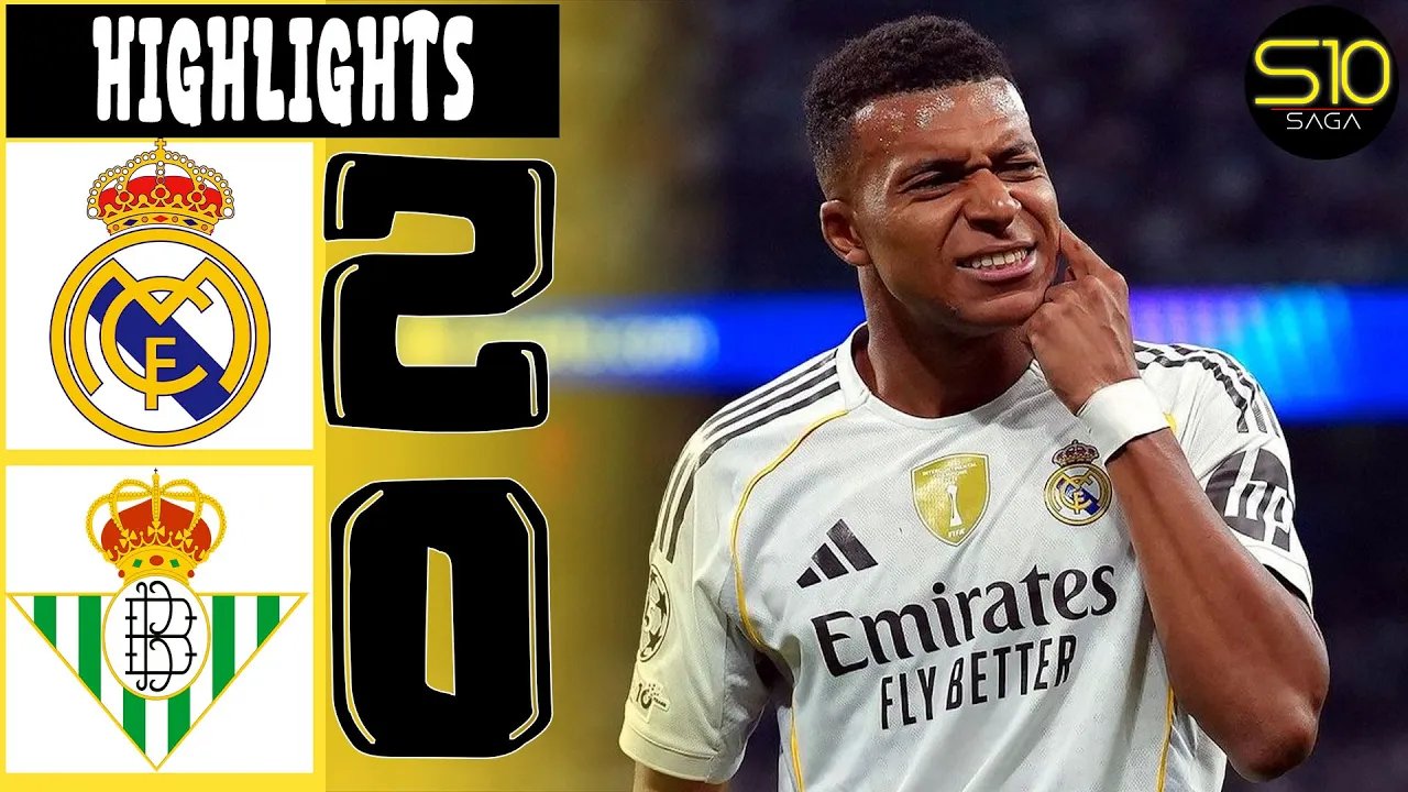 Real Madrid vs Betis 2-0🔥All Goals and Highli...