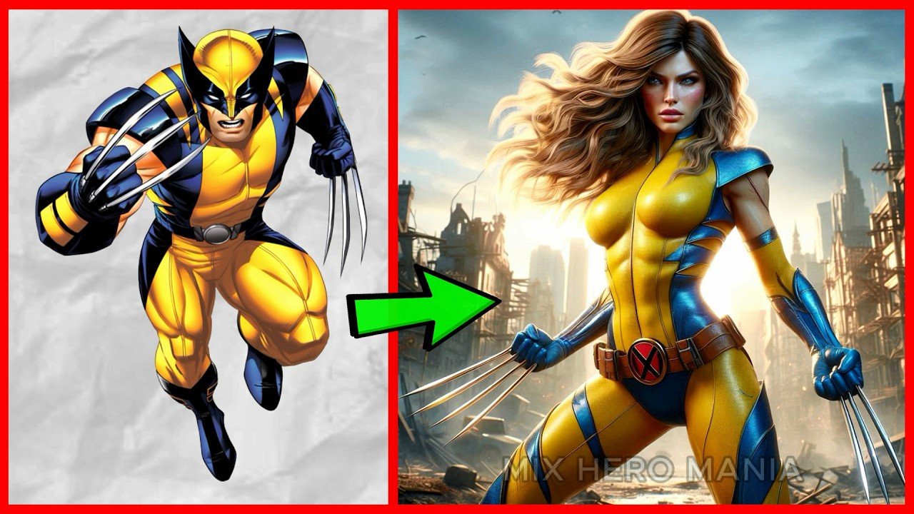 AVENGERS BUT FEMALE VERSION (GENDER SWAP) 🌟 all Marvel & DC characters (2025) 💥