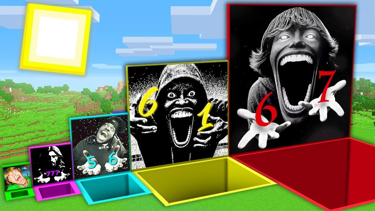 WHAT INSIDE this ALL PITS SIX SEVEN KID | SIX ONE MEME | FIFTY SIX MEME | SCP in Minecraft ?