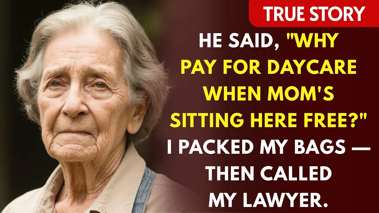 He Said, "Why Pay For Daycare When Mom's Sitting Here Free?" I Packed My Bags — Then Called My La...