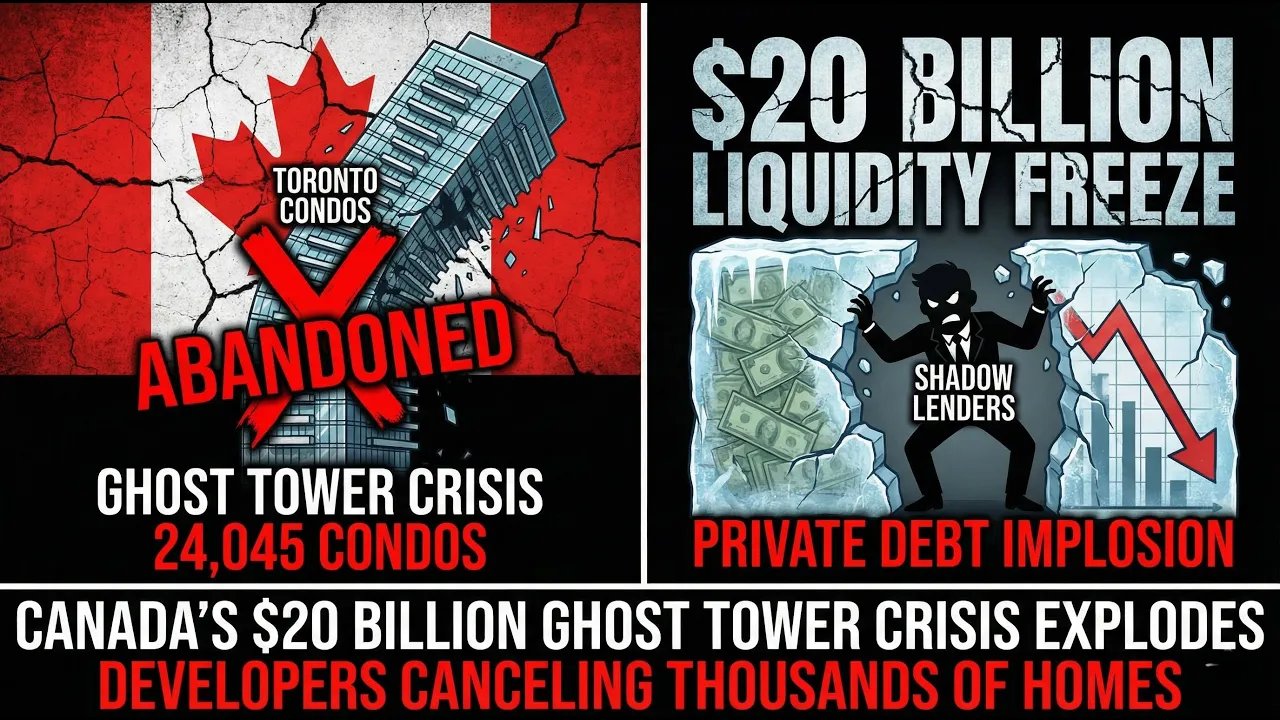Toronto Developers Just Abandoned 24,045 Finished Condos | The $20 Billion Liquidity Freeze Begins