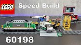 LEGO City | 60198 | Cargo Train | Speed build | 4K